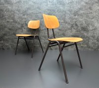Vintage Stapelstühle braun stapelbar Gastro ca. 20 Stk - Bild 2