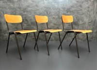 Stapelstühle Vintage 70er Gastro dunkelbraun ca. 25 St. - Bild 7