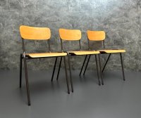 Stapelstühle Vintage 70er Gastro dunkelbraun ca. 25 St. - Bild 8