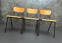 Stapelstühle Vintage 70er Gastro dunkelbraun ca. 25 St. - Bild 9