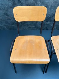 Stapelstühle Vintage 70er Gastro dunkelbraun ca. 25 St. - Bild 13