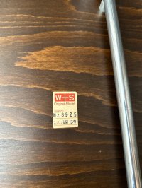 Wilde + Spieth Vintage Stuhl 70er Holz/Chrom 43cm SH - Bild 7