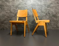 25 Vintage Stapelstühle Holz Retro Gastro Bistro - Bild 3