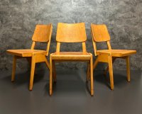 25 Vintage Stapelstühle Holz Retro Gastro Bistro - Bild 7