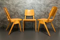 25 Vintage Stapelstühle Holz Retro Gastro Bistro - Bild 8