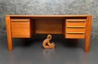 Dänischer Schreibtisch GV Møbler Teak 60er Mid-Century 162x75 cm - Bild 2