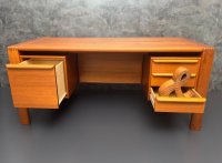 Dänischer Schreibtisch GV Møbler Teak 60er Mid-Century 162x75 cm - Bild 6