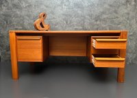Dänischer Schreibtisch GV Møbler Teak 60er Mid-Century 162x75 cm - Bild 8