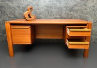 Dänischer Schreibtisch GV Møbler Teak 60er Mid-Century 162x75 cm - Bild 20