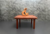 2x Niels Bach Couchtisch Teakholz Mid-Century 68x68 cm - Bild 2