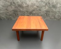 2x Niels Bach Couchtisch Teakholz Mid-Century 68x68 cm - Bild 4