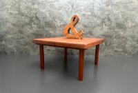 2x Niels Bach Couchtisch Teakholz Mid-Century 68x68 cm - Bild 5