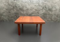 2x Niels Bach Couchtisch Teakholz Mid-Century 68x68 cm - Bild 7