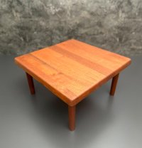 2x Niels Bach Couchtisch Teakholz Mid-Century 68x68 cm - Bild 8