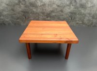 2x Niels Bach Couchtisch Teakholz Mid-Century 68x68 cm - Bild 10