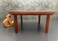 2x Niels Bach Couchtisch Teakholz Mid-Century 68x68 cm - Bild 16