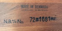 2x Niels Bach Couchtisch Teakholz Mid-Century 68x68 cm - Bild 20