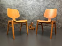 Stapelstühle 60er Jahre Eiermann-Stil 2 Farben - Bild 1