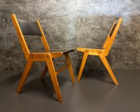 Vintage Stapelstühle Holz Buche – 5-6 Stk. - Bild 5