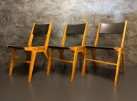 Vintage Stapelstühle Holz Buche – 5-6 Stk. - Bild 7