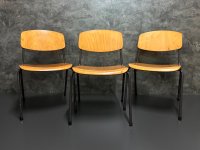 Stapelstühle Vintage Gastro Dunkelbraun 8 Stk - Bild 6