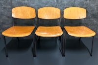 Stapelstühle Vintage Gastro Dunkelbraun 8 Stk - Bild 7