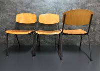 Stapelstühle Vintage Gastro Dunkelbraun 8 Stk - Bild 13