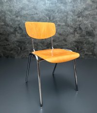Vintage Stapelstühle verchromt 45 cm Sitzhöhe (5 Stk.) - Bild 1