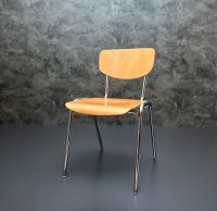 Vintage Stapelstühle verchromt 45 cm Sitzhöhe (5 Stk.) - Bild 3