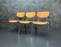 Vintage Stapelstühle verchromt 45 cm Sitzhöhe (5 Stk.) - Bild 7