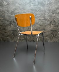 Vintage Stapelstühle verchromt 45 cm Sitzhöhe (5 Stk.) - Bild 17