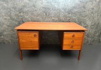 Arne Vodder Schreibtisch Teak 130 cm Gasvig Møbler 1960er - Bild 3