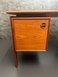 Arne Vodder Schreibtisch Teak 130 cm Gasvig Møbler 1960er - Bild 6