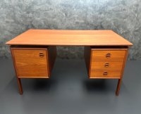 Arne Vodder Schreibtisch Teak 130 cm Gasvig Møbler 1960er - Bild 7
