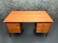 Arne Vodder Schreibtisch Teak 130 cm Gasvig Møbler 1960er - Bild 8