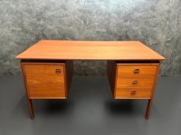 Arne Vodder Schreibtisch Teak 130 cm Gasvig Møbler 1960er - Bild 10