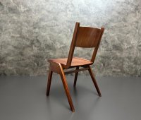 20 Stapelstühle Vintage 60er Vollholz Gastro - Bild 4