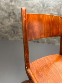 20 Stapelstühle Vintage 60er Vollholz Gastro - Bild 7