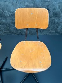 4x Werkstattstühle Vintage Industrie – Sitzhöhe 57,5 cm - Bild 5