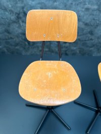 4x Werkstattstühle Vintage Industrie – Sitzhöhe 57,5 cm - Bild 6