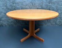 Vintage Esstisch rund ausziehbar Ø 120 cm - Bild 9