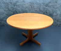 Vintage Esstisch rund ausziehbar Ø 120 cm - Bild 10
