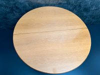 Vintage Esstisch rund ausziehbar Ø 120 cm - Bild 11