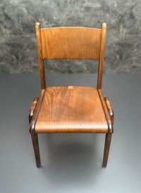 Vintage Stapelstühle Holz Retro Gastro 4-5 St. - Bild 11