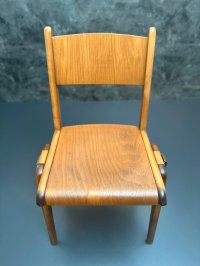 Vintage Stapelstühle Holz Retro Gastro 4-5 St. - Bild 15