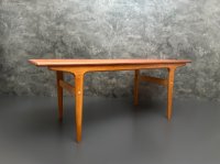 Dänischer Teak Couchtisch Mid-Century 134x52cm restauriert - Bild 2