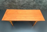 Dänischer Teak Couchtisch Mid-Century 134x52cm restauriert - Bild 6