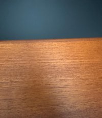 Dänischer Teak Couchtisch Mid-Century 134x52cm restauriert - Bild 11