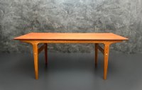 Dänischer Teak Couchtisch Mid-Century 134x52cm restauriert - Bild 14