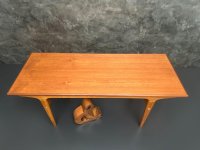 Dänischer Teak Couchtisch Mid-Century 134x52cm restauriert - Bild 15